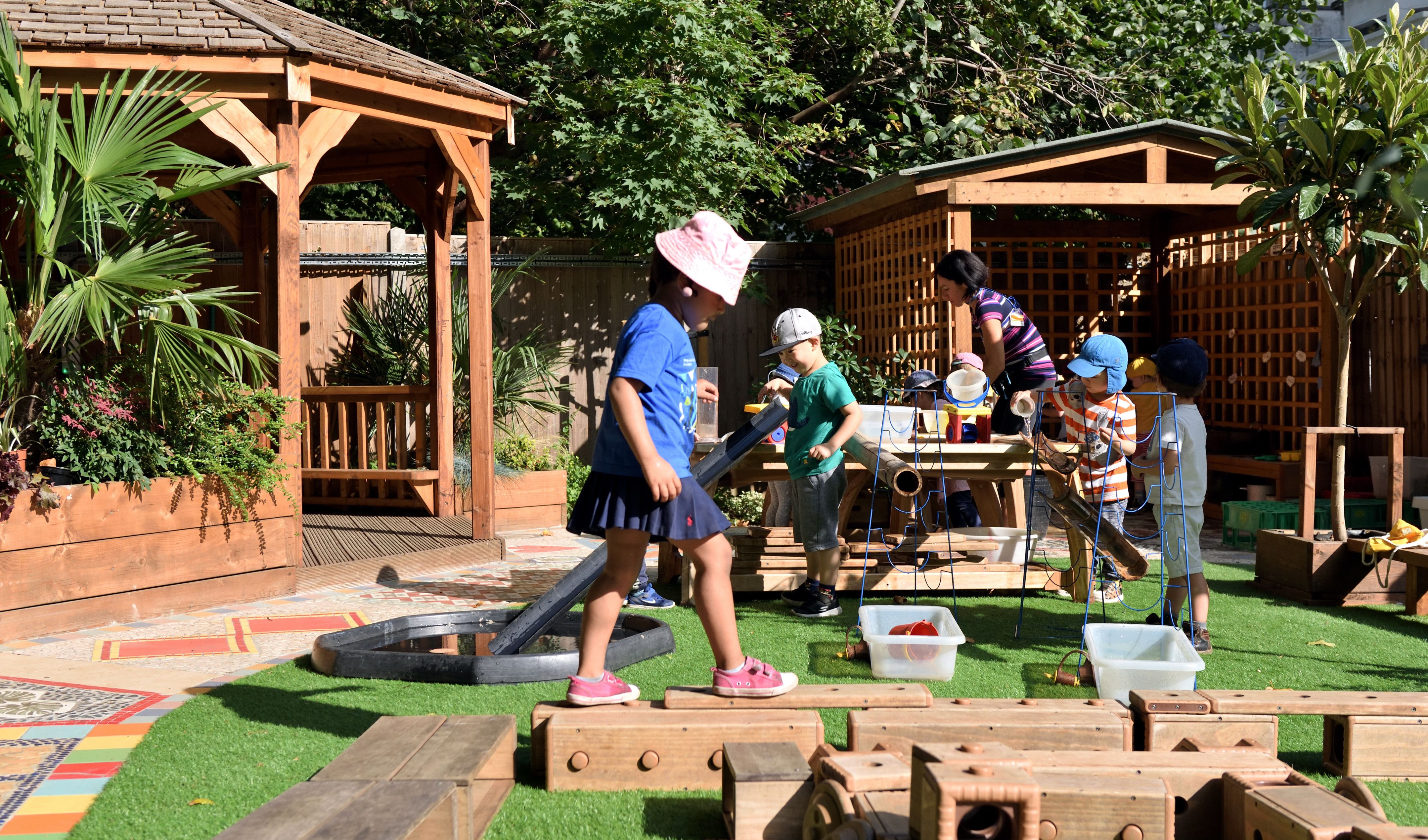 Our children are encourage to play and explore outdoors in all weathers