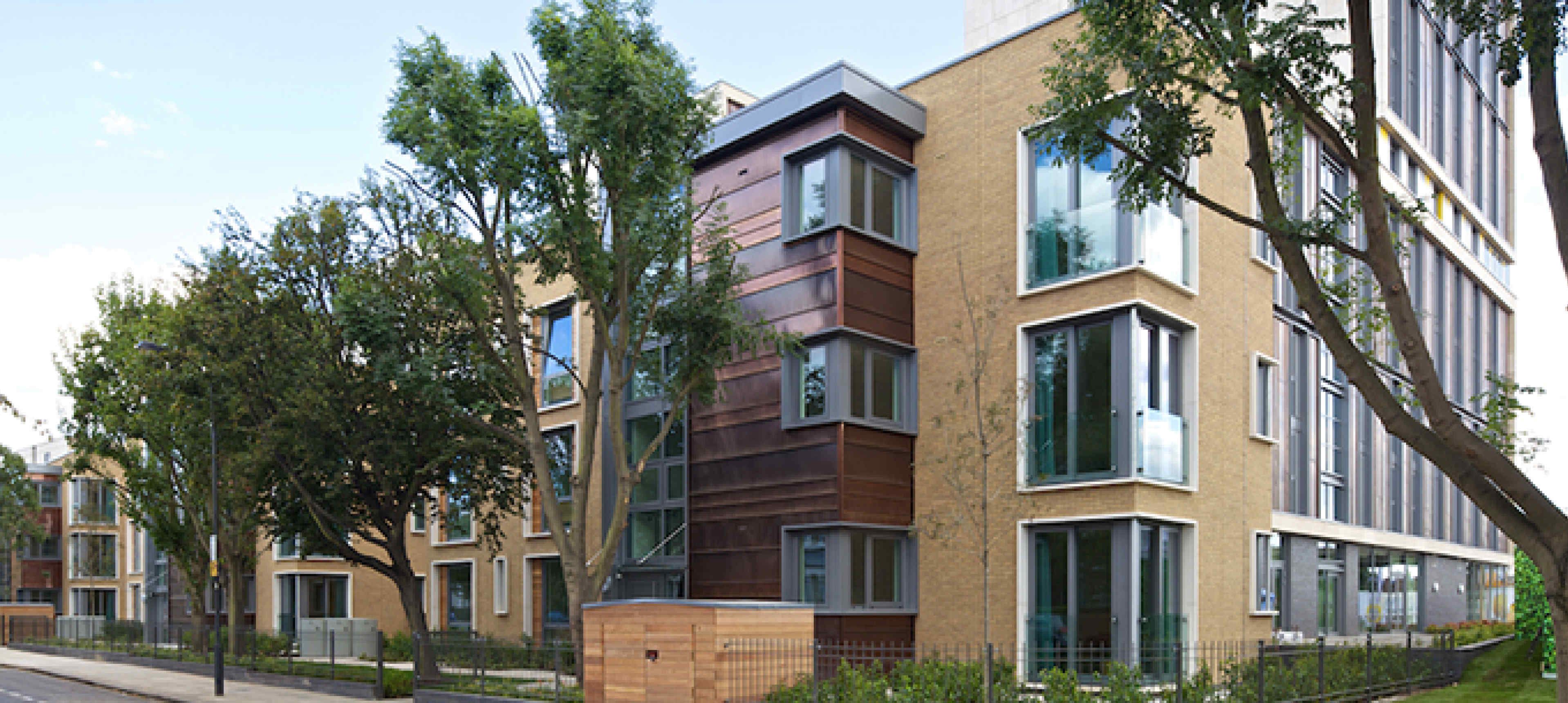 Shinfield Street apartments exterior