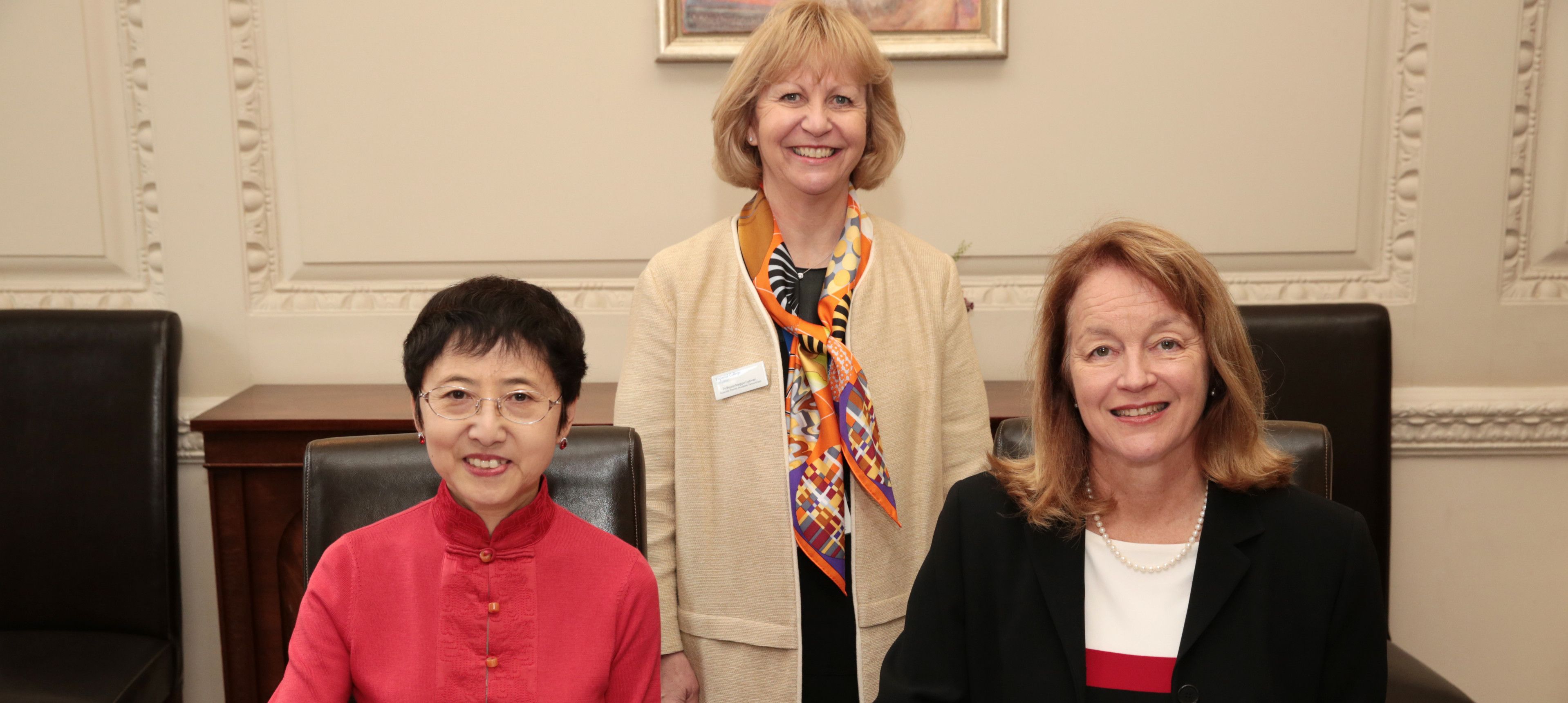 The CSC Secretary General Dr Liu Jinghui and Imperial's President Alice Gast 