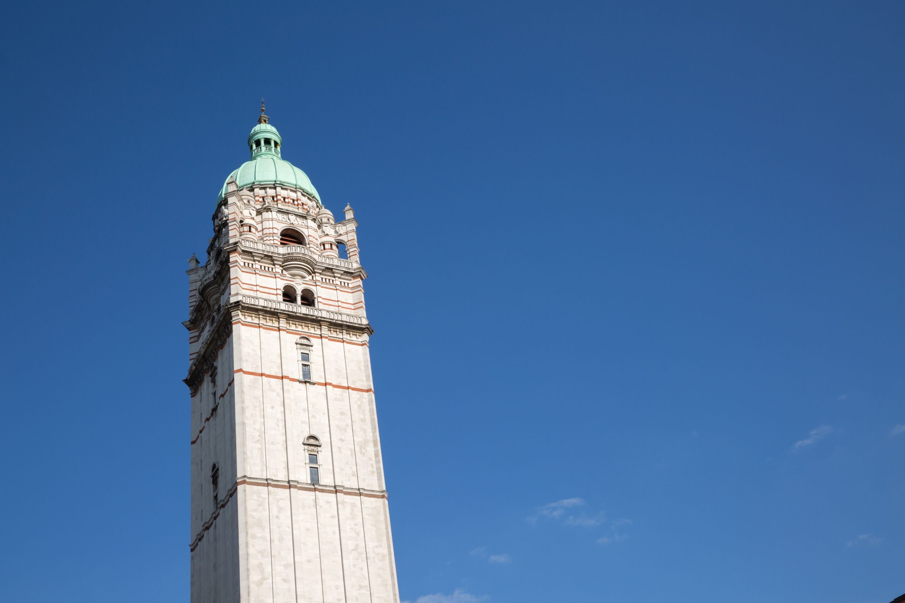 Queens Tower on a sunny day