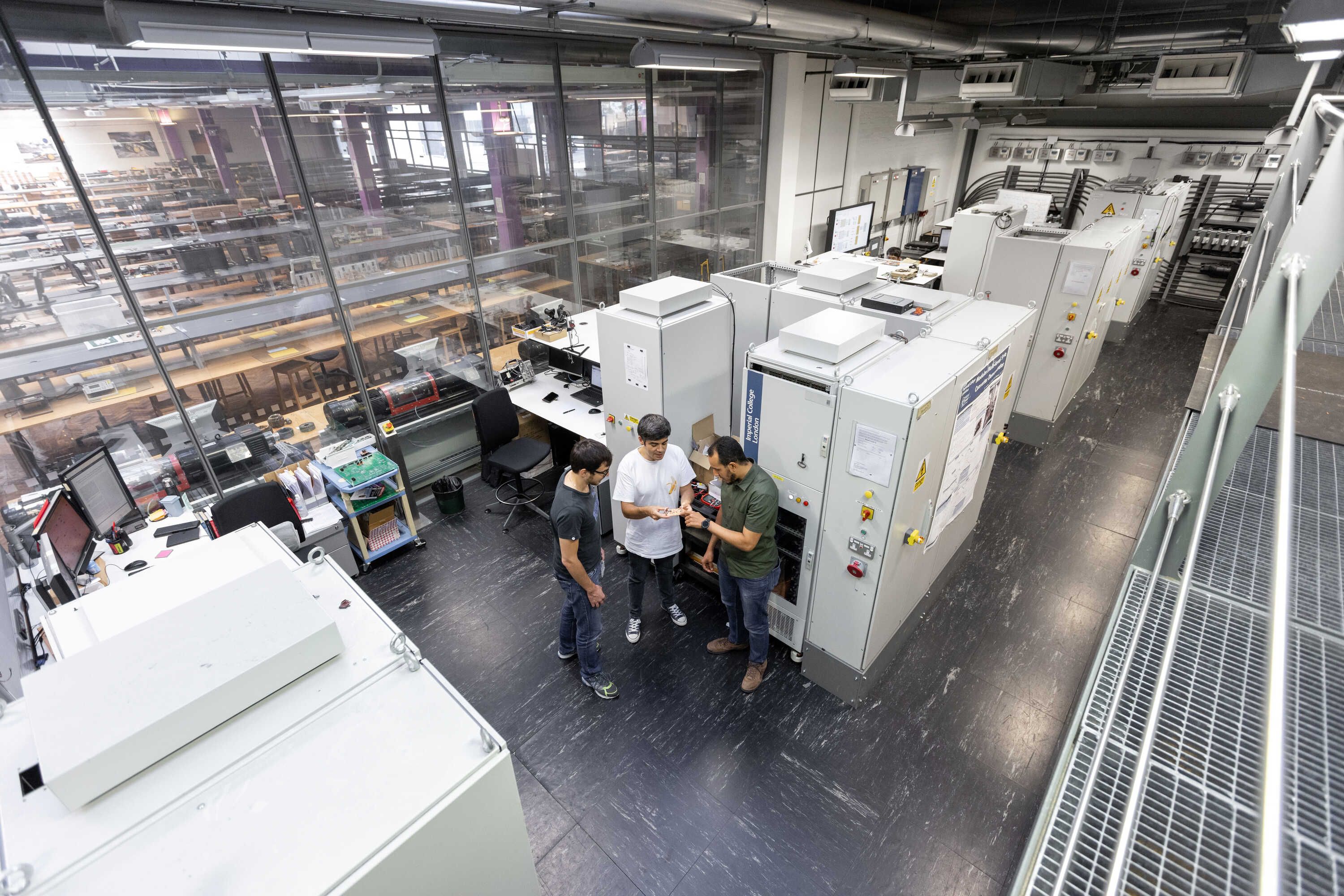 People working in Energy Futures Lab