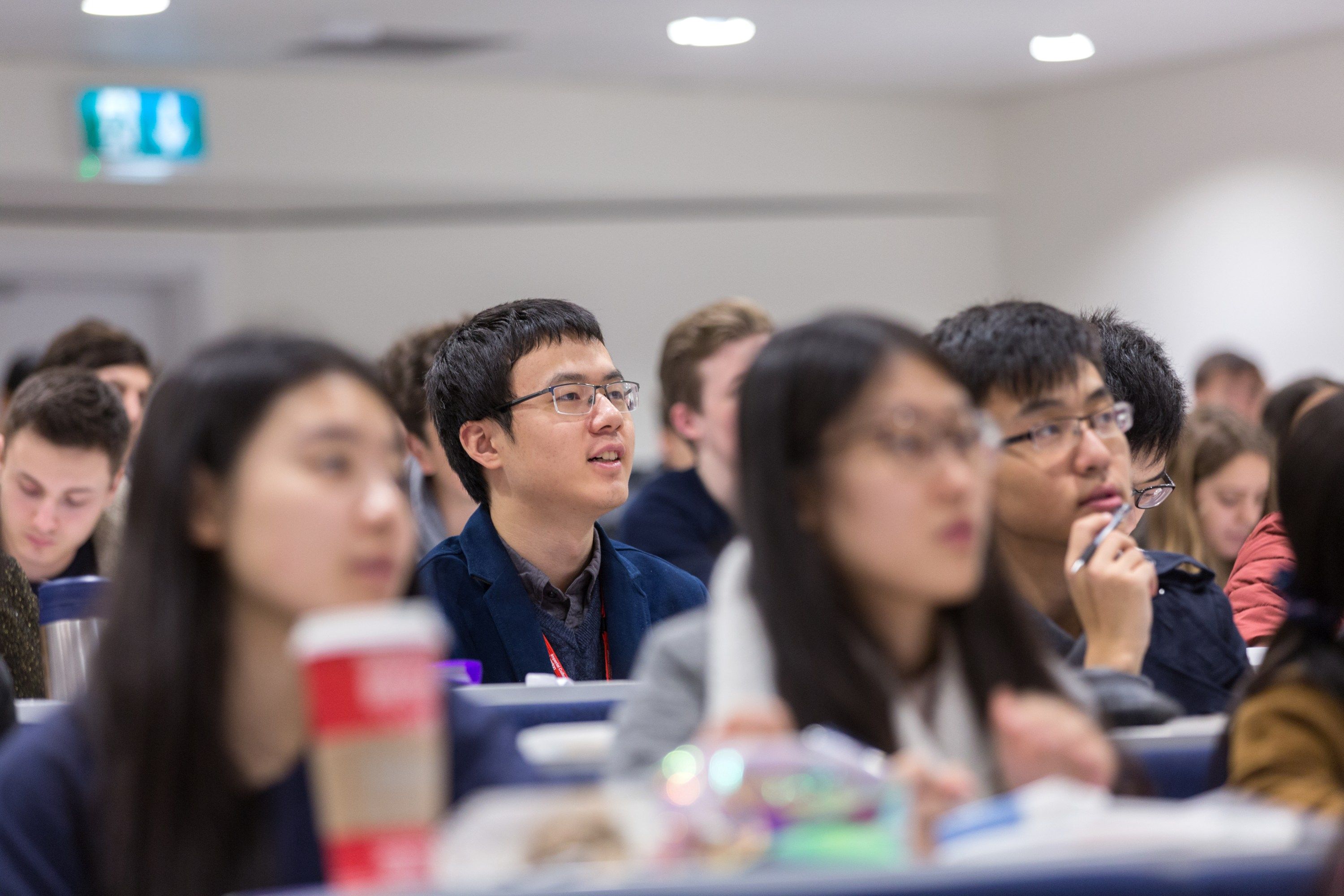 Students in a classroom