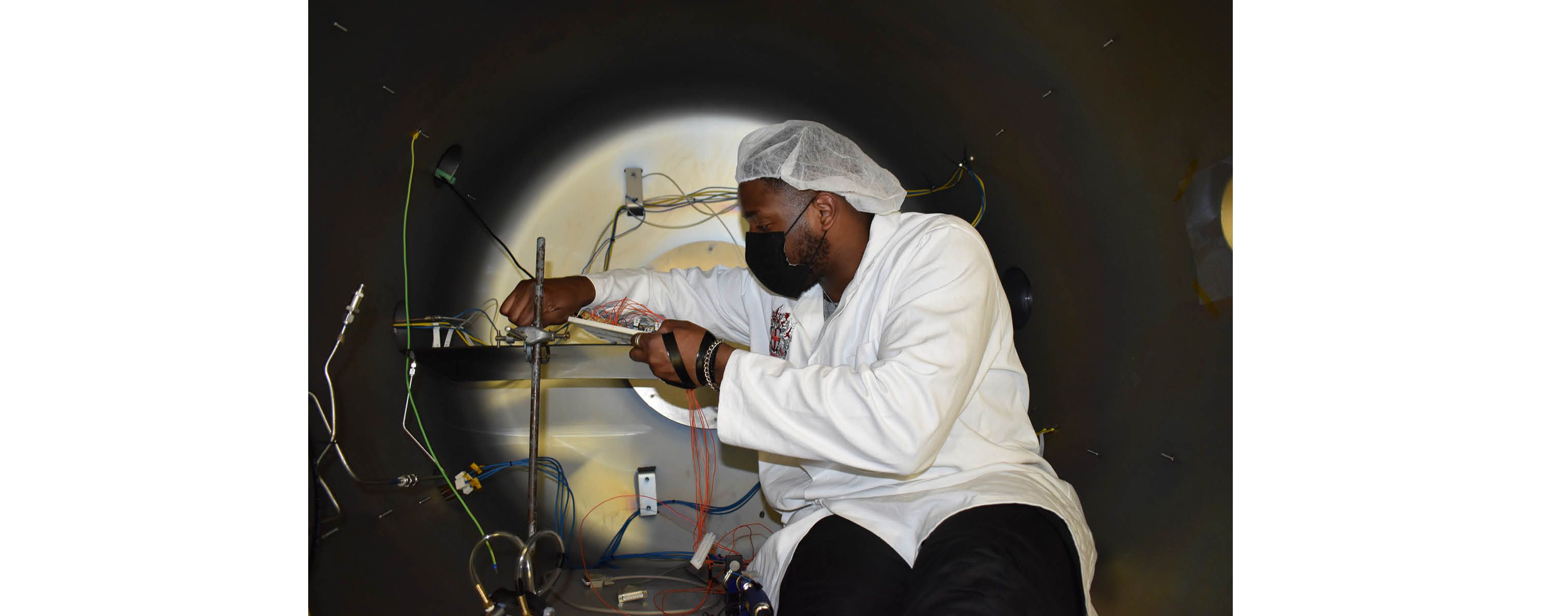 An engineer at work